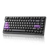 YUNZII RT75 PRO Wireless Gaming Keyboard,Hall Effect Mechanical Rapid Trigger Magnetic Keyboard B...