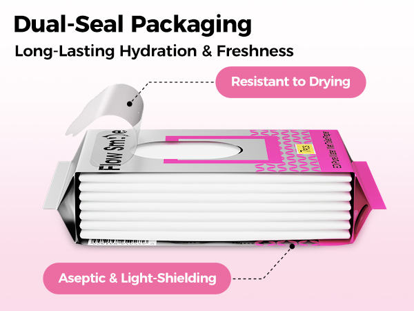 Dual-Seal Packaging Long-Lasting Hydration &amp; Freshness