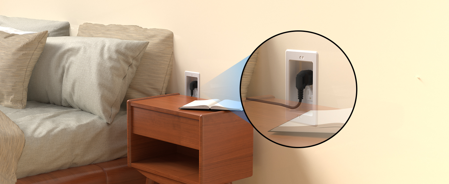  DVFR1W-1 Recessed Electrical/Outlet Box Wall Plate Kit