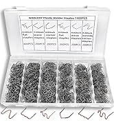 Wrdlosy 1400PCS Plastic Welding Kit, Plastic Welder Staples, with Storage Box, Plastic Welding St...