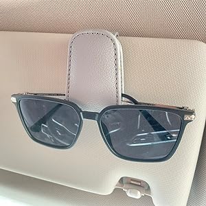 grey sunglasses holder