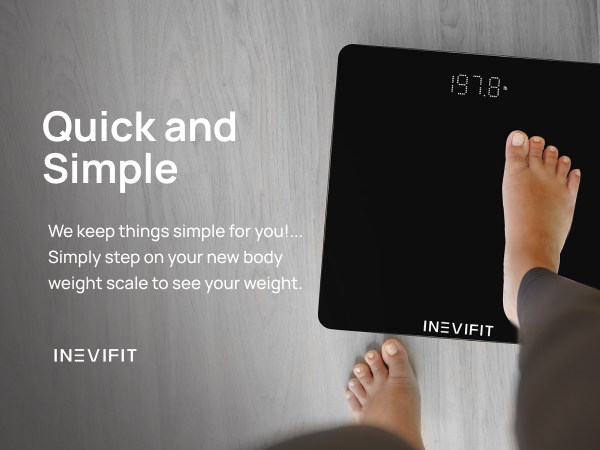 I-SS002 - INEVIFIT - Best Bluetooth Smart Digital Bathroom Scale - Premium A+ - Mobile