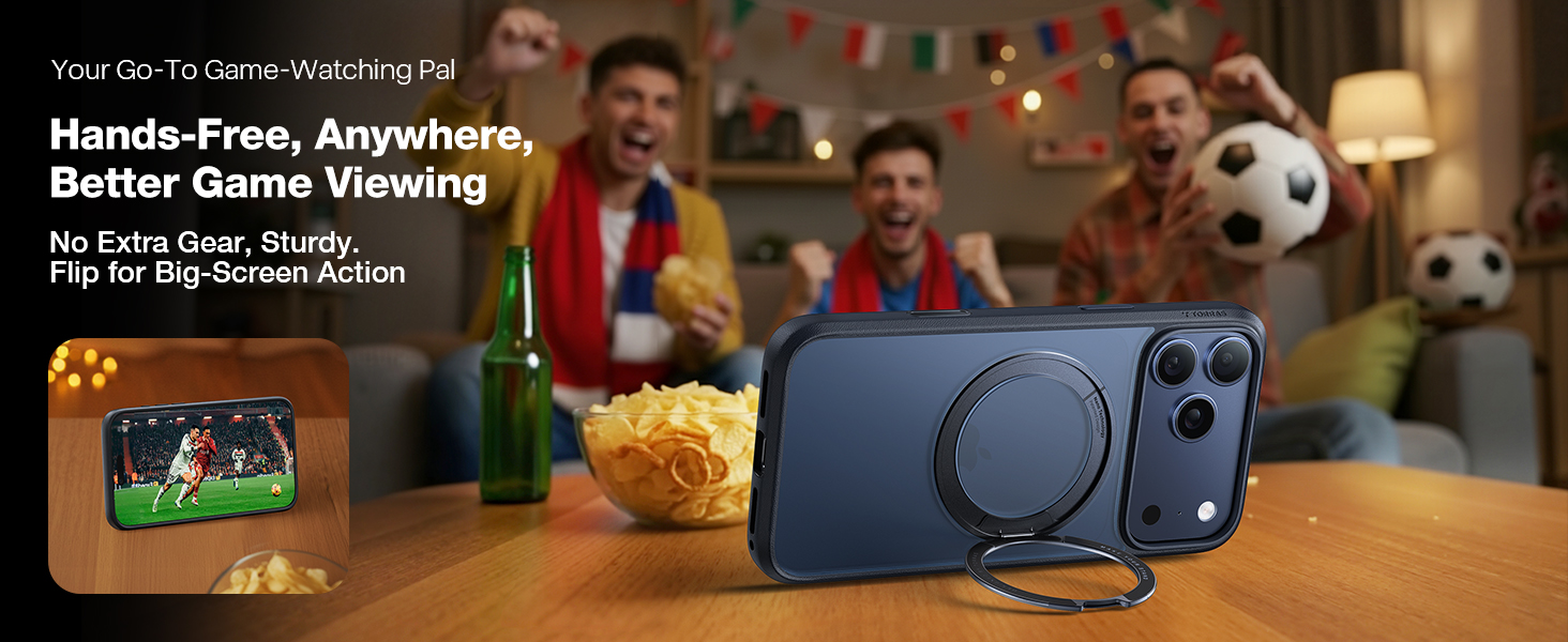 magnetic stand case for iphone 17 pro case slim beach