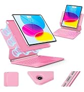 for iPad (A16) 11th/10th Generation Case with Keyboard, Keyboard Case with Magnetic Stand,Detacha...