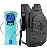 MIYCOO Hydration Backpack - Lightweight Hiking Water Backpack with 2L Water Bladder, Running Hydr...