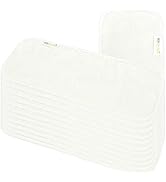 wegreeco Reusable Soft 4 Layers 12 Pack Bamboo Inserts for Baby Cloth Diaper,High Absorbing Washa...
