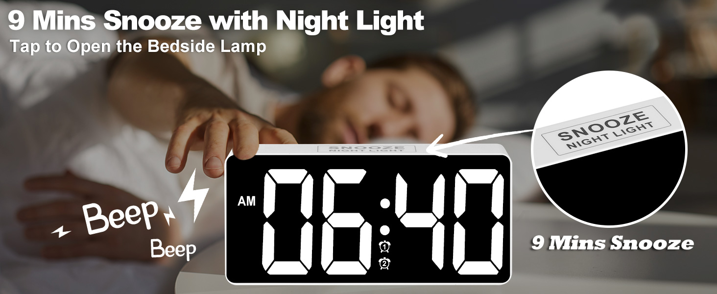 alarm clock for bedroom