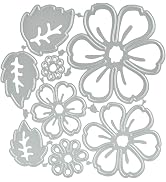8 Pcs 3D Flower Metal Cutting Dies - Stencil Carbon Steel Die for Scrapbooking, Embossing, Photo ...