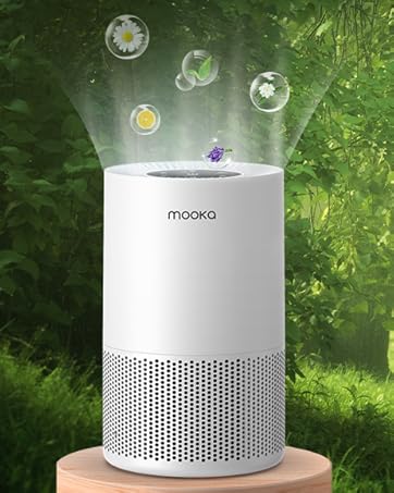 mooka air purifier for large room air purifiers for bedroom ture hepa air purifier