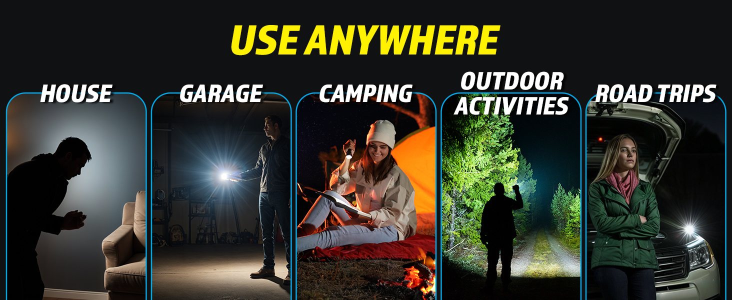 Flashlight pack rechargeable flashlight tactical flashlight bright flashlight 