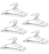 100 Pack Baby Plastic Hangers,12.83" Ultra-Thin,Non-Slip Hangers for Children. Ideal for Closets ...