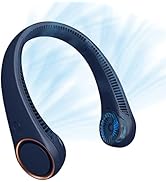 CIVPOWER Portable Neck Fan,Hands Free Bladeless Fan,Cooling Personal Fan,3 Speeds Adjustment,78 A...