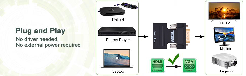 HDMI to VGA adapter