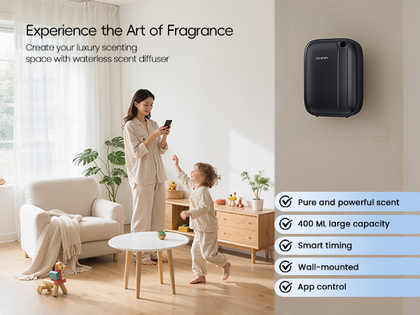 SP01 wall-mounted waterless scent diffuser +6
