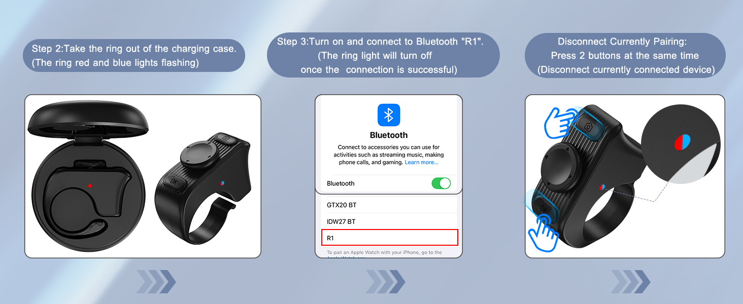 finger scroller for iphone page turner for ipad