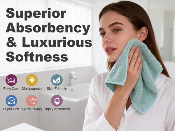 Superior Absorbency &amp; Luxurious Softness