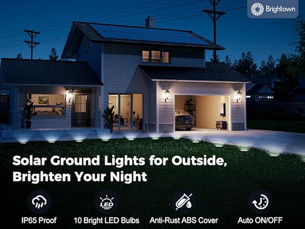 solar ground lights outdoor