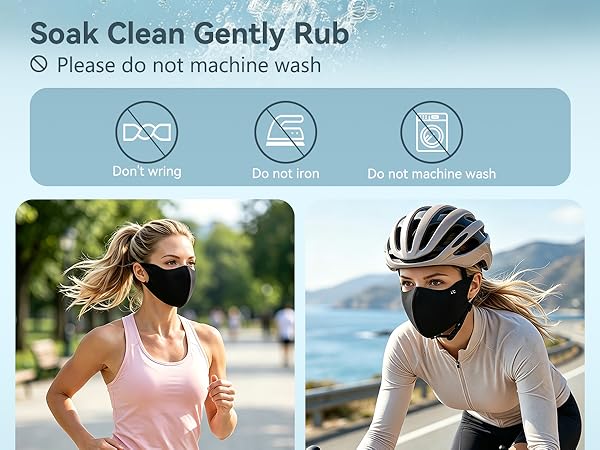 soak clean gently rub