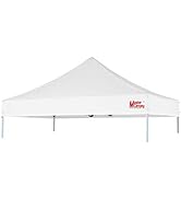 MASTERCANOPY Replacement Pop Up Canopy Top (10x10, White)