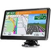 GPS Navigation for Car, 2023 Map 7 inch Touch Screen Car GPS 256-8GB, Voice Turn Direction Guidan...