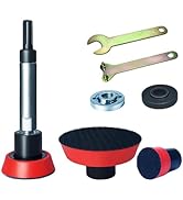Knugoua 3pcs Car Buffing Polishing Chassis Kit(1.2"/2"/3"), Self-Adhesive Disc for Polisher/Sande...