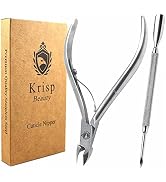 Cuticle Trimmer 3/4 Jaw Extremely Sharp Edge Nail Nippers Scissors Cuticle Pusher Stainless Steel...
