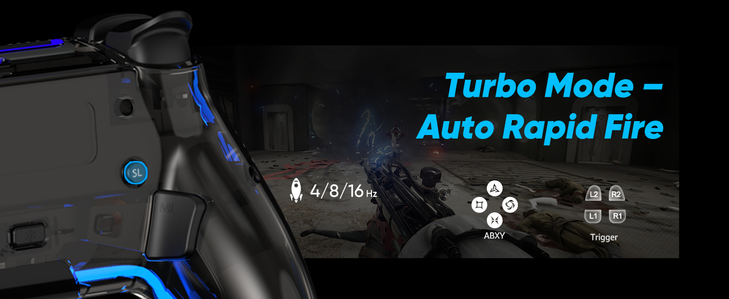 Turbo Mode-auto rapid fire