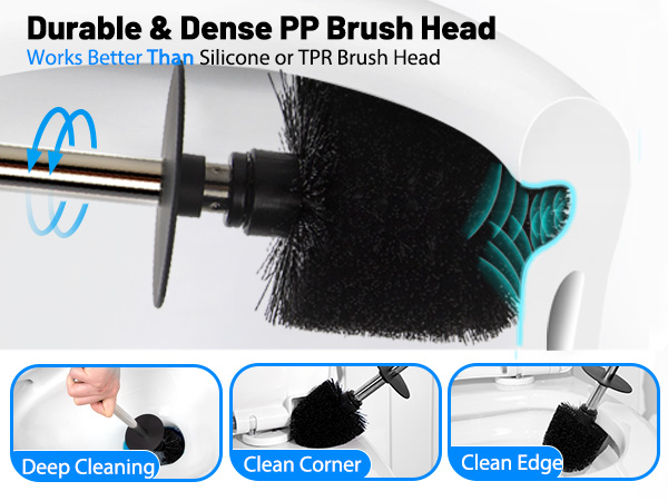 toilet brush and plunger set