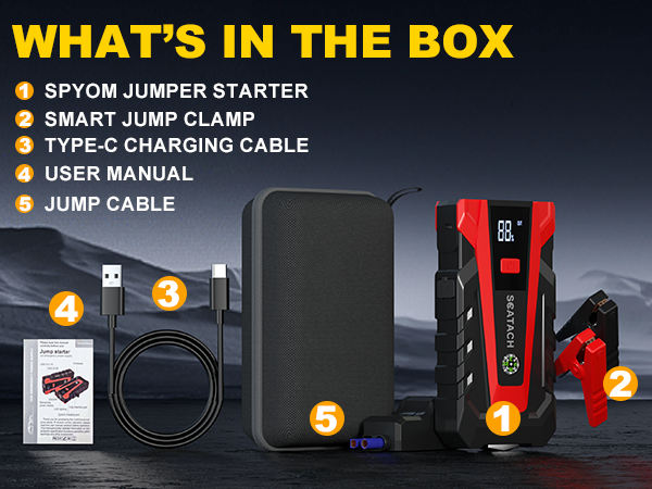 battery jumper starter portable 