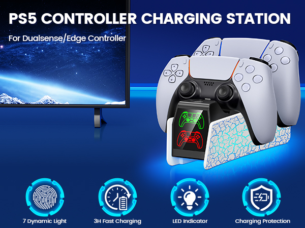 ps5 controller charging station