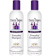 Fairy Tales Daily Cleanse Everyday Kids Shampoo + Conditioner set - Gentle Natural Defining, Tang...