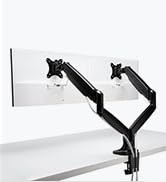Kensington Dual Monitor Mount for Desk, C-clamp Vesa Monitor Stand Fits 2 Ultrawide Monitors Up t...