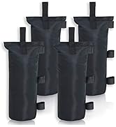 MASTERCANOPY 100lbs Canopy Weight Sandbags (7"x18",Black)