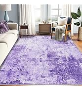 RELEANY Washable Area Rugs 5'x7' Non-Slip Modern Abstract Soft for Living Room Entryway Bedroom N...