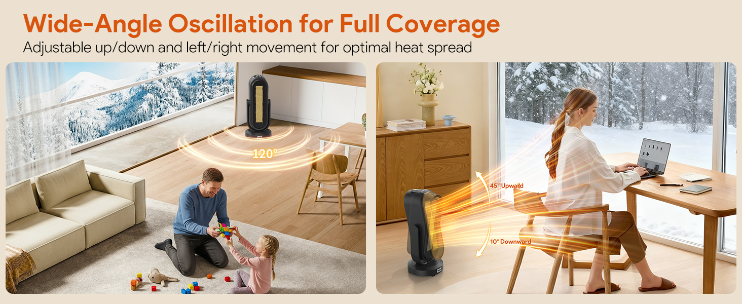 1500W Space Heater Minthouz Winter gift