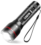 Lepro LED Flashlights LE2000 High Lumens, 5 Lighting Modes, Zoomable, Waterproof, Pocket Size Fla...
