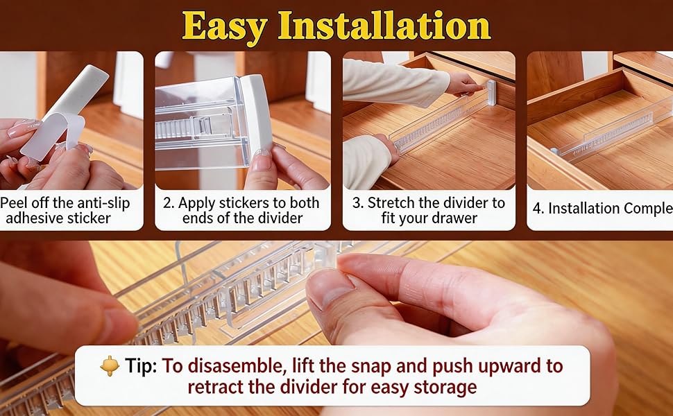 Drawer Dividers for Clothes
