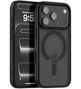 WarpHex for iPhone 17 Pro Case, Compatible MagSafe, Slim, Minimalist, Shock, Scratch and Fingerpr...