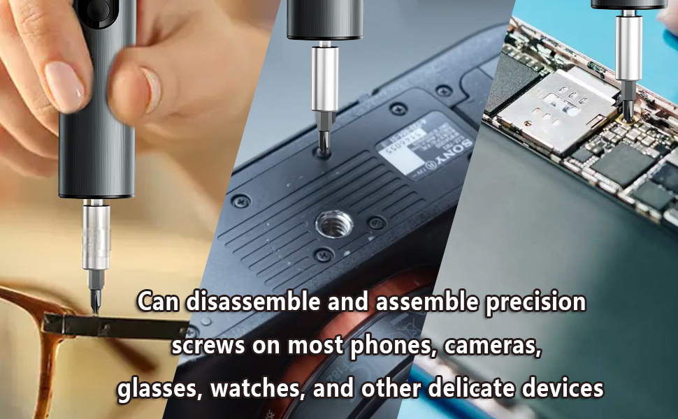 Can disassemble and assemble and delicate devices