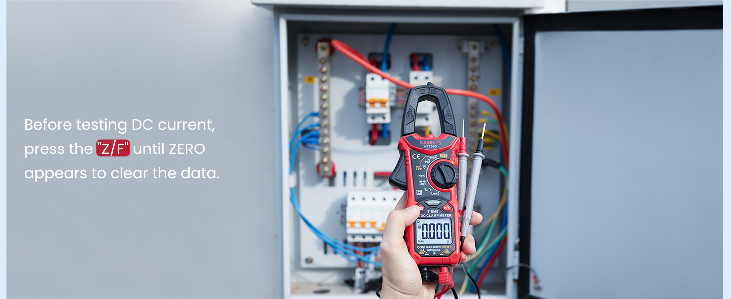 AMP CLAMP METER WITH Z/F FUNCTION