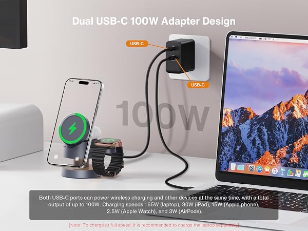 3 in 1 Wireless Charging Station