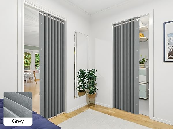Accordion Door Curtain