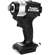 Rueqior Cordless Impact Driver 1/4 inch for DeWalt 20v Battery, Brushless Driver 220Ft-lbs(300N.m...