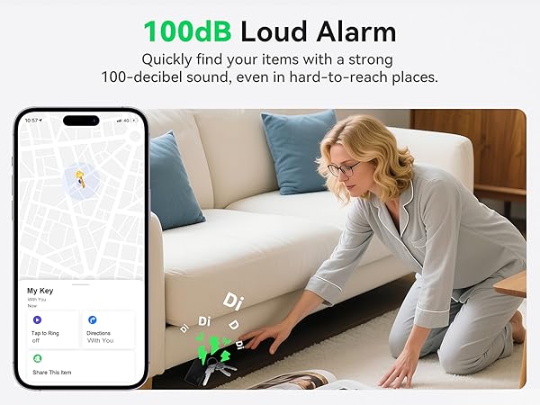 100dB Loud Alarm