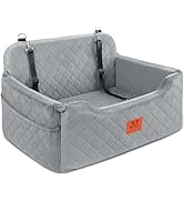 GL GLENSLAVE Dog Car Seat for Medium/Large Dogs, Dog Booster Seat for Pet Under 50lbs or 2 Small,...