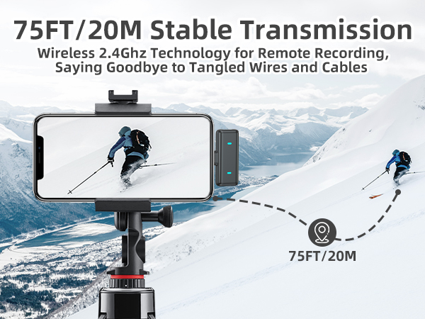 75 feet long range recording mic