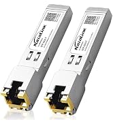 NataLink 2 Pack 1.25G SFP to RJ45 Transceiver, 1000Base-T SFP Module, 1.25Gb Copper SFP to Ethern...