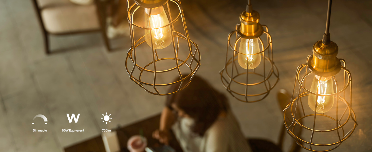 ST58 Vintage Light Bulbs