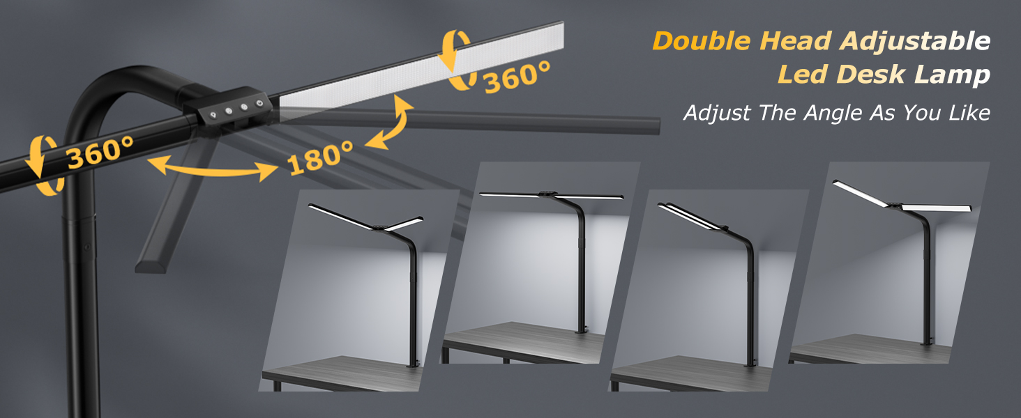 Double Head 360° Led deak Lamp