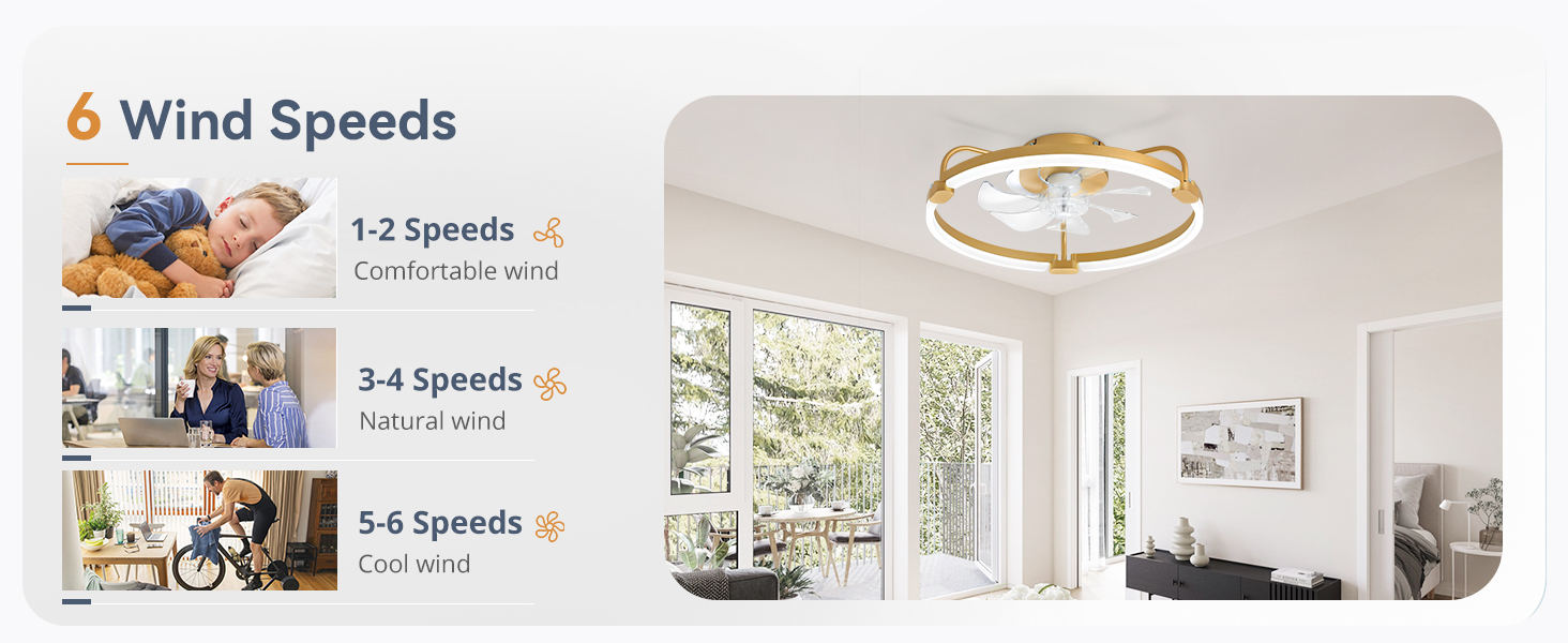 flush mount ceiling fan